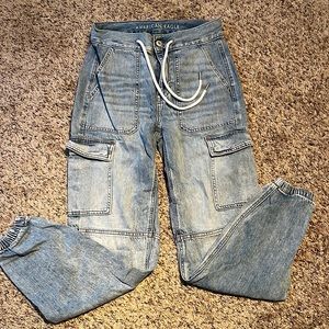 American Eagle jean joggers